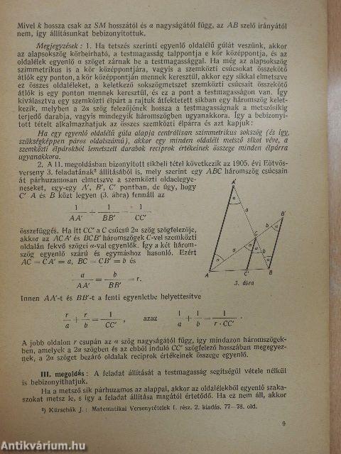 Középiskolai matematikai lapok 1957. évi 1. szám