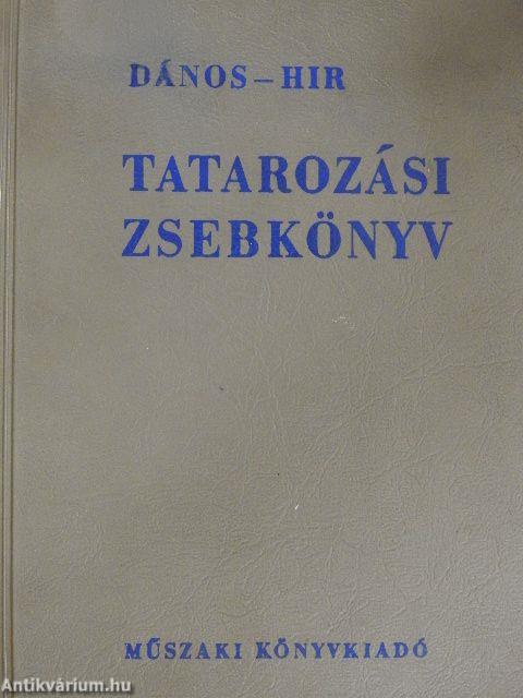 Tatarozási zsebkönyv