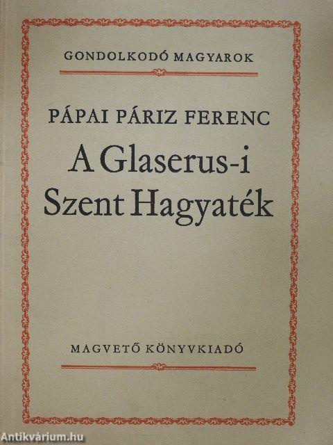 A Glaserus-i Szent Hagyaték