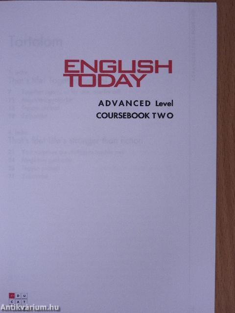 English today Advanced level 19. - DVD-vel