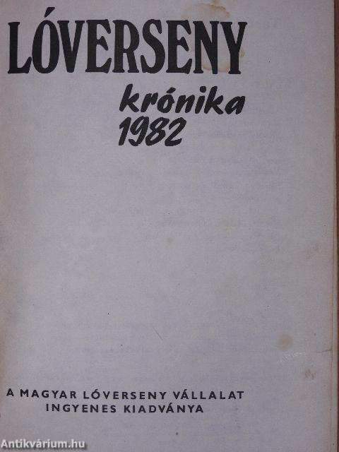 Lóverseny krónika 1982