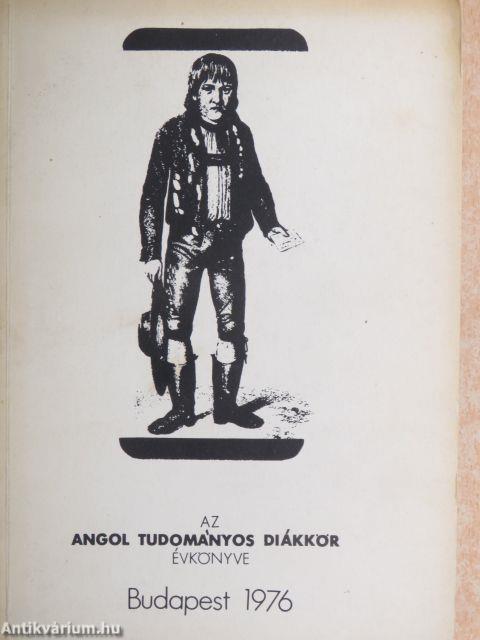 Az Angol Tudományos Diákkör évkönyve az 1975/76-os tanévben