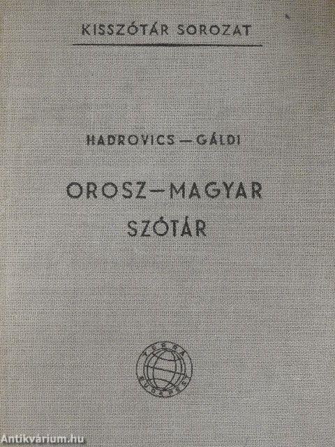 Orosz-magyar szótár