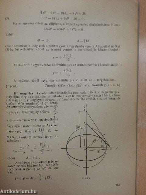 Középiskolai matematikai lapok 1957. évi 5. szám