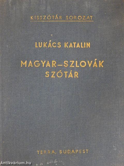 Magyar-szlovák szótár