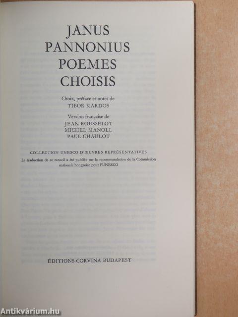 Jani Pannonii Carmina Selectoria/Janus Pannonius Poemes Choisis