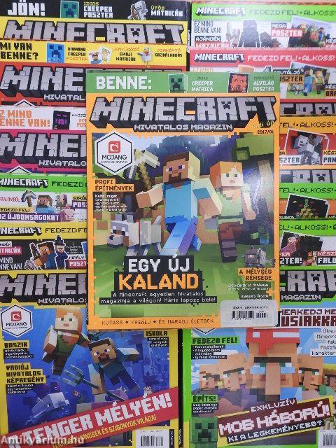 Minecraft Hivatalos Magazin 2017-2019. (vegyes számok) (11 db)