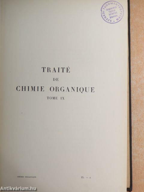 "8 kötet a Traité de chimie organique című sorozatból (nem teljes sorozat)"