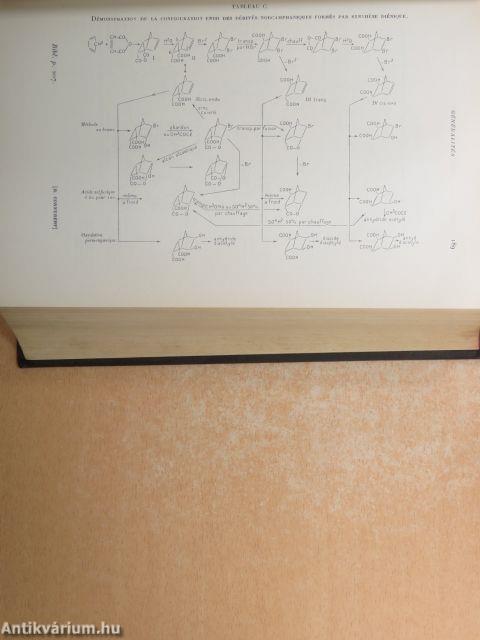 "8 kötet a Traité de chimie organique című sorozatból (nem teljes sorozat)"