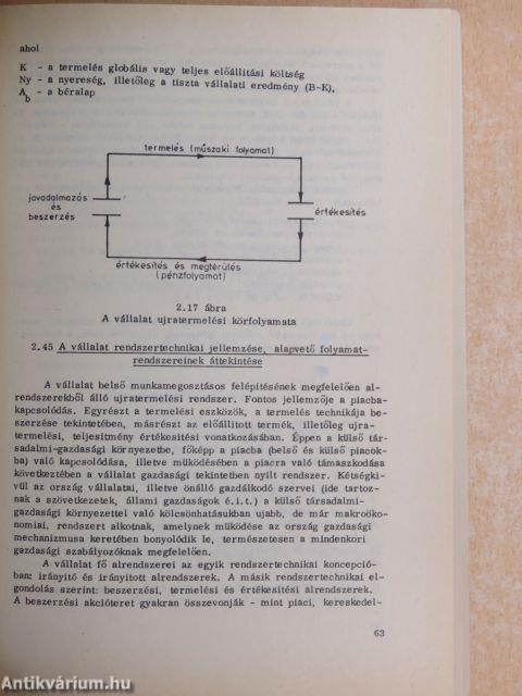 Vállalatgazdaságtan I.