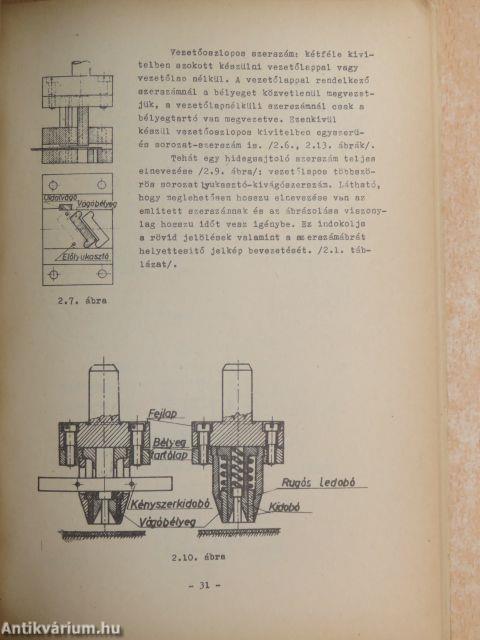 Finommechanikai technológiai segédletek I. 