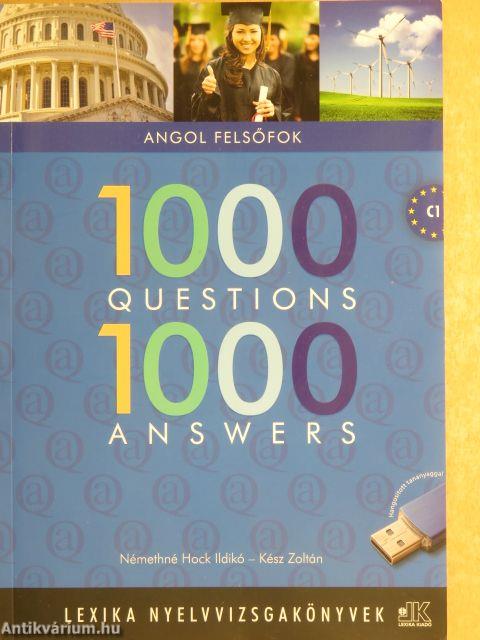 1000 questions 1000 answers