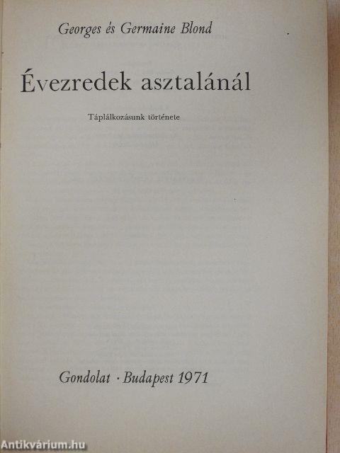 Évezredek asztalánál