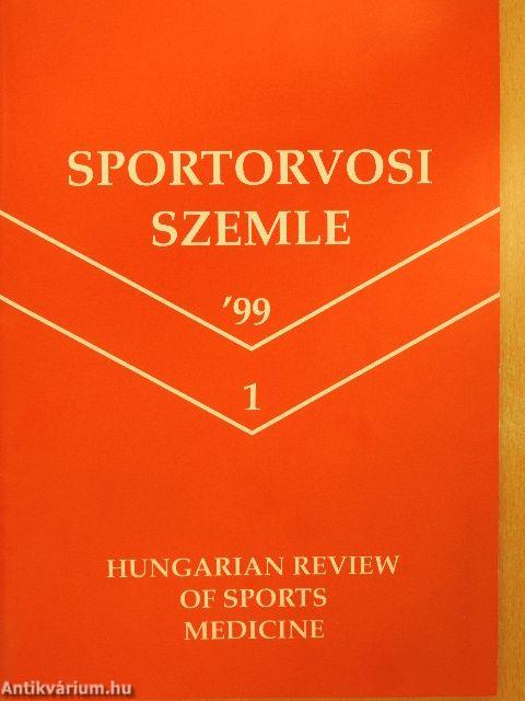 Sportorvosi Szemle 1999/1-4.