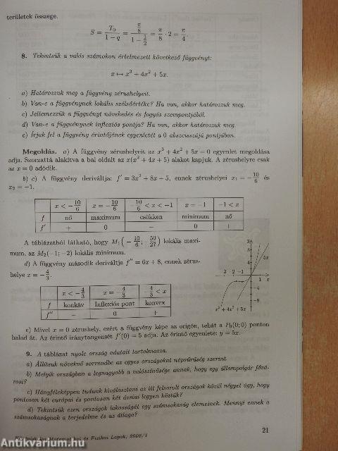 Középiskolai Matematikai és Fizikai Lapok 2006. január