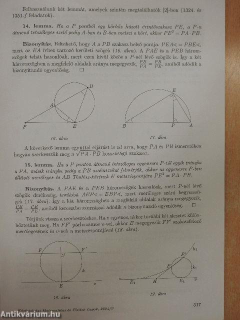 Középiskolai Matematikai és Fizikai Lapok 2004. december