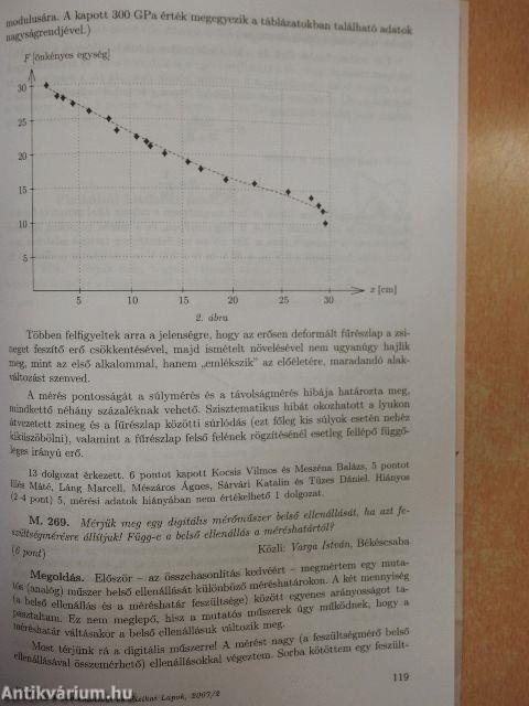 Középiskolai Matematikai és Fizikai Lapok 2007. február