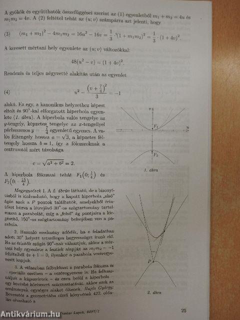 Középiskolai Matematikai és Fizikai Lapok 2007. január