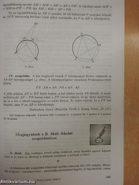 Középiskolai Matematikai és Fizikai Lapok 2006. szeptember