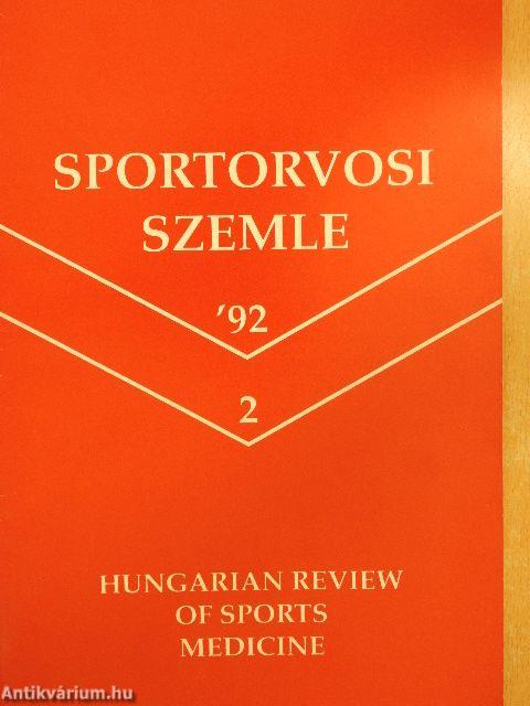 Sportorvosi Szemle 1992/2.