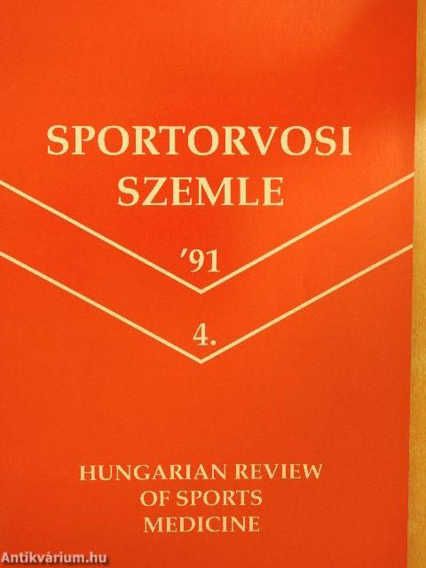 Sportorvosi Szemle 1991/4.