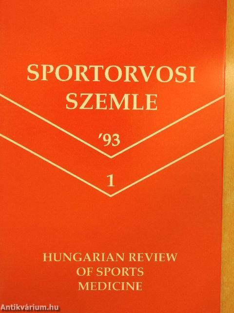 Sportorvosi Szemle 1993/1.