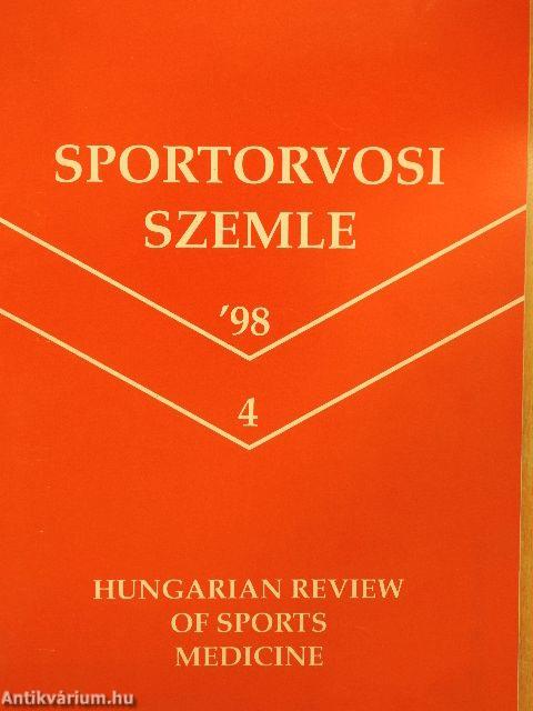 Sportorvosi Szemle 1998/4.