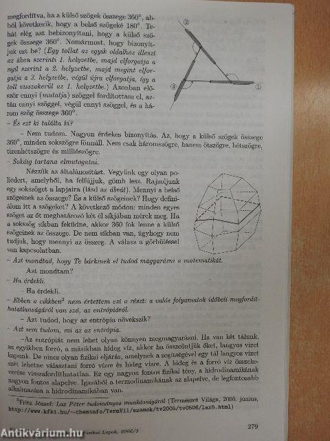 Középiskolai Matematikai és Fizikai Lapok 2006. május