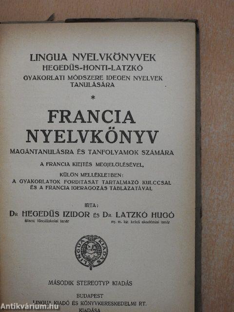 Francia nyelvkönyv