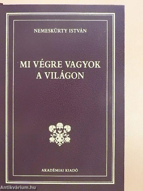 Mi végre vagyok a világon