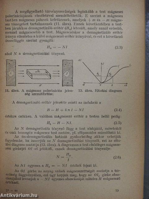 A mágneses hangrögzítés fizikai alapjai