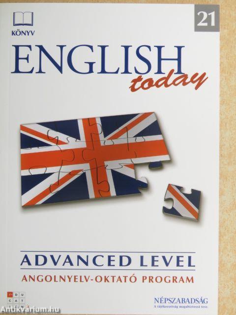 English today Advanced level 21. - DVD-vel