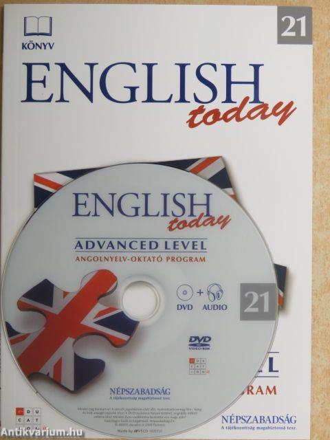 English today Advanced level 21. - DVD-vel