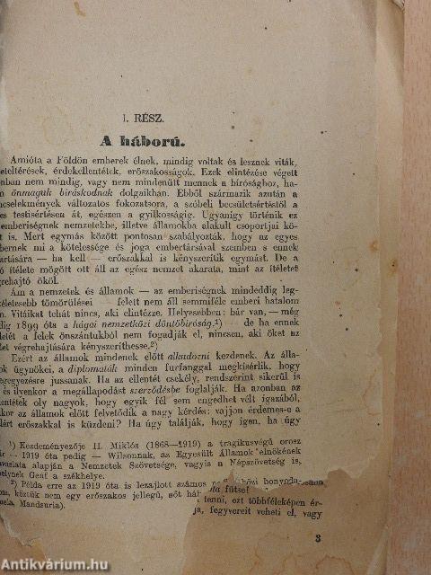 A világháború (rossz állapotú)