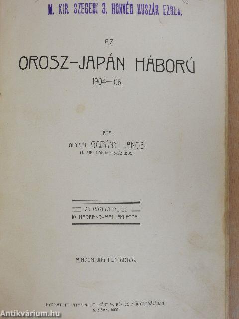 Az orosz-japán háború 1904-05. (rossz állapotú)