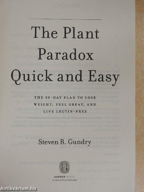 The Plant Paradox Quick and Easy