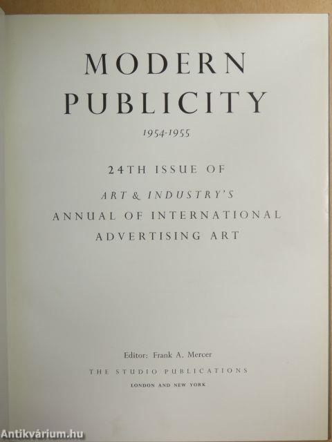 Modern Publicity 1954-1955