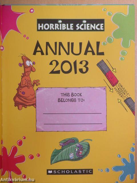 Horrible Science Annual 2013