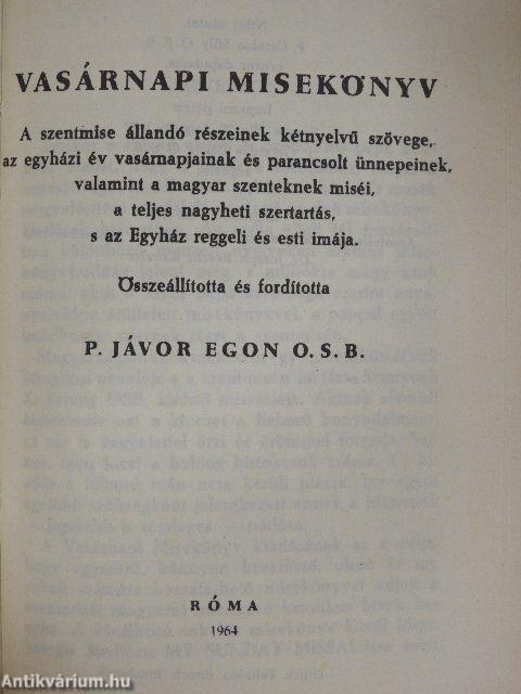 Vasárnapi misekönyv