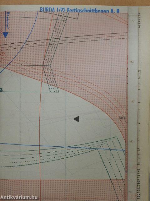 Burda 1993. (nem teljes évfolyam)