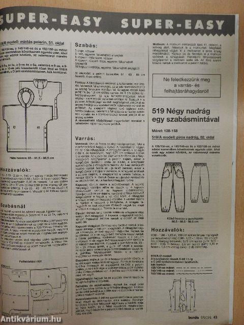 Burda Special 1995. ősz/tél