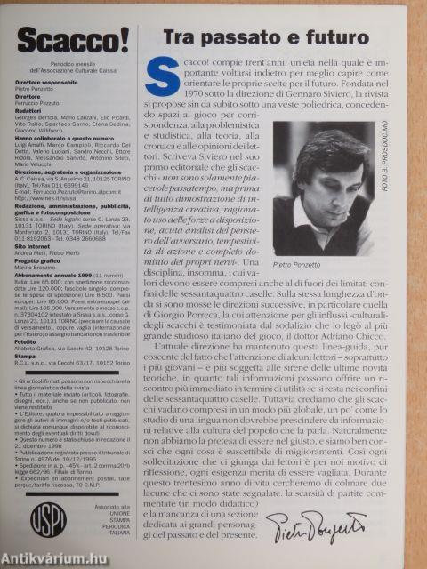 Scacco! Gennaio-Dicembre 1999