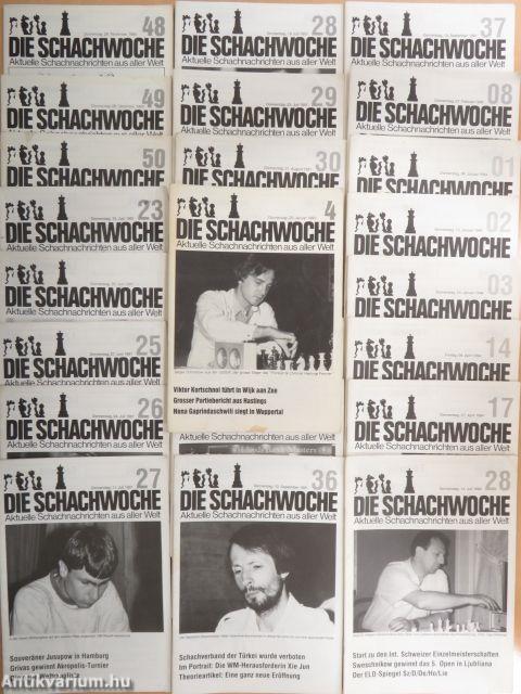 Die Schachwoche 1990-1994. (vegyes számok)(25 db)