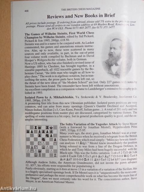 British Chess Magazine 1995., 1997-2000. (vegyes számok)(24 db)