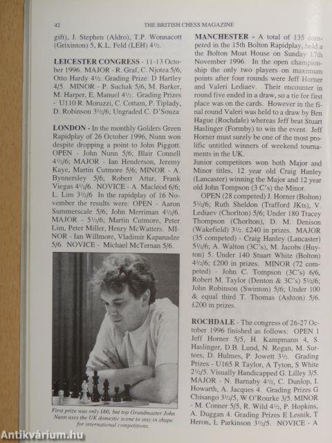 British Chess Magazine 1995., 1997-2000. (vegyes számok)(24 db)