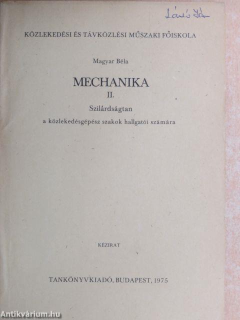 Mechanika II.