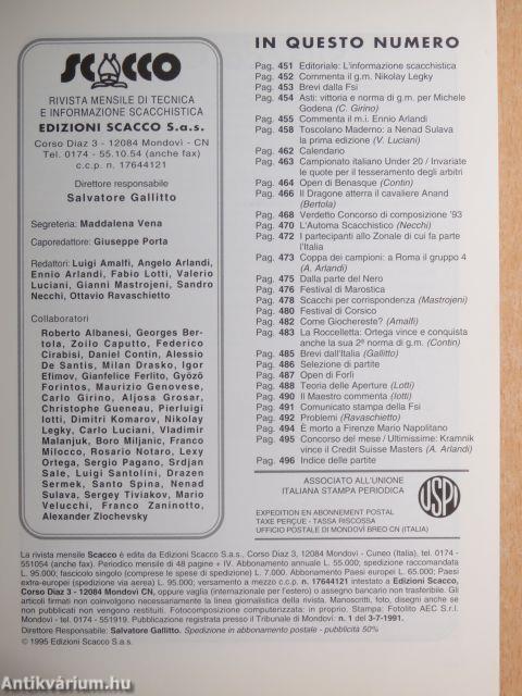 Scacco! 1995-1999. (vegyes számok) (16 db)