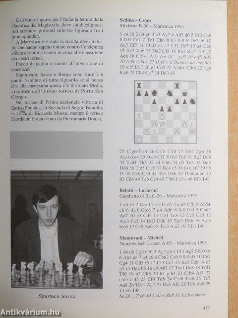 Scacco! 1995-1999. (vegyes számok) (16 db)