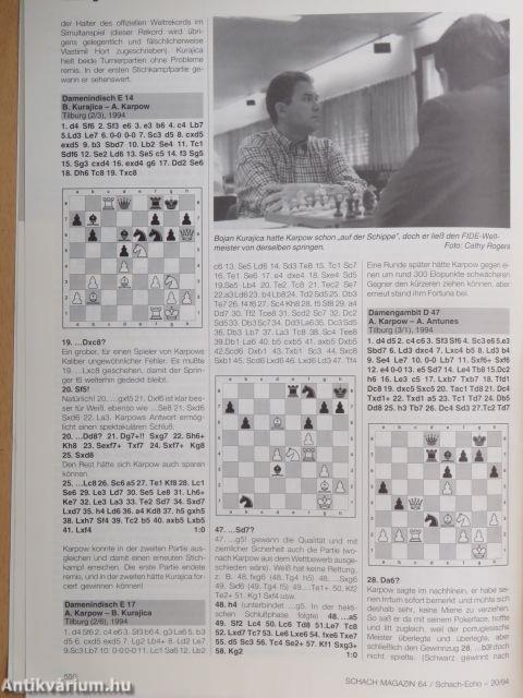 Schach Magazin 64 1994-1997., 2000. (vegyes számok) (15 db)