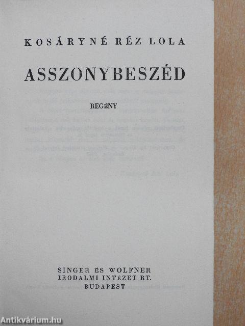 Asszonybeszéd